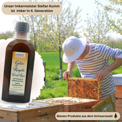 Imkergut Beekeeper's Magic Potion, Royal Jelly Drinking Cure, with Royal Jelly and Pollen, 250ml
