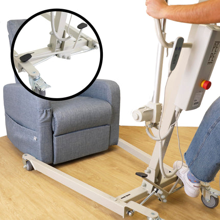 Pepe - Patient hoist, transfer chair, patient transporter, lift chair for the elderly, standing aid (electric transfer)