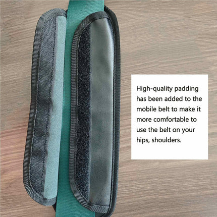VEXIGO Extremity Mobilization Belt, Traction Belt for Physical Therapy, Manual Traction and Mobility with Pad, 9.8 ft/3 m(A)