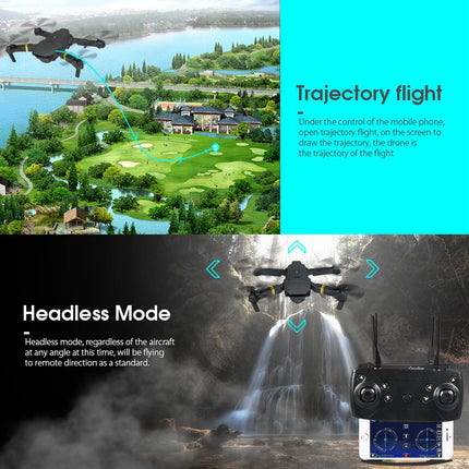 Drone with Camera, Foldable 1080P HD FPV Drone, Altitude Hold, One-Key Takeoff, Remote Control Quadcopter, WiFi Drone for Boys and Girls