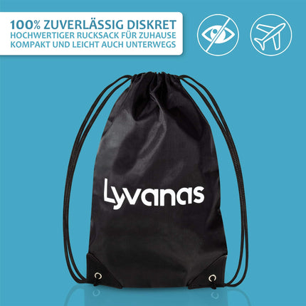 Lyvanas Enema Set for Colon Cleansing (BPA and Phthalate Free) - 2 Liter Enema Set Fully Equipped for All Enemas - Premium Travel Irrigator Set