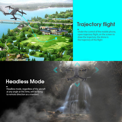 WIFI Drone, E58, Foldable 4K Aerial Camera, RC Quadcopter, 3.7V, 600mAh Li-ion Battery, RC Quadcopter Dual Camera with LED All-Round Light, Gift Choice for Boys and Girls