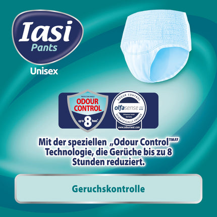 IASI Unisex High Protection Pants, 10 Disposable Pants Size XXL, EXTRA Absorbency, 10 Pieces