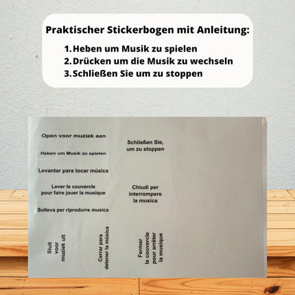 OER Music Player (Dementia Radio) Music box for dementia patients, senior radio with easy operation, especially for seniors with Alzheimer's, gift for people with dementia, dementia aid