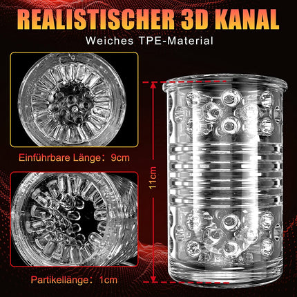 Honeyexp Electric Masturbator Man Hands-Free Cup with 7 Modes Telescopic and Rotation, Sex Toys for Men, Masturbation for Men, Pocket Pussy Masturbators Sex Machine Machines &amp; Devices