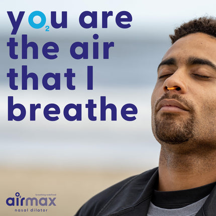 Airmax nasal dilator - snore stopper - 76% more air through the nose - anti-snoring nasal dilator - breathe better - sleep better - free nasal breathing - airflow dilator - two pieces small blue