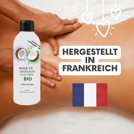 Massage oil for sex - Edible coconut oil. Lubricant for the intimate area. Couple adult fun, relaxing, aphrodisiac, oral toy. Valentine's Day, organic, 100% natural.