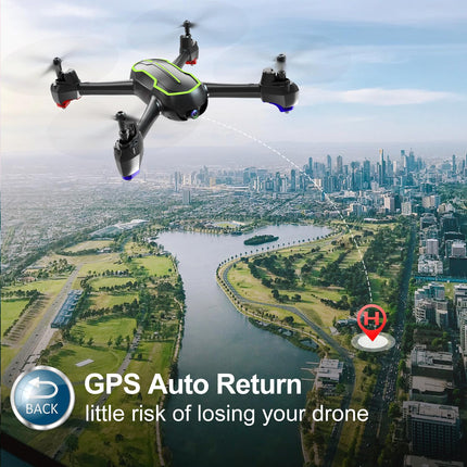 Loolinn | Drone GPS - Drone with HD 1080p Camera for Beginners, RC Quadcopter Drones/GPS Automatic Return / 32 Min Flight Time/Follow Me (Gift Idea)