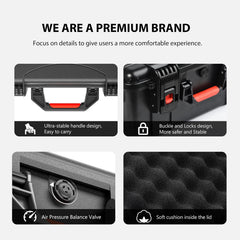 STARTRC Air 3S Carrying Case, Waterproof Hard Case for DJI Air 3S Fly More Combo, Compatible with DJI Air 3S Accessories, RC 2/RC/RC-N3/N2 Controller, Charging Station
