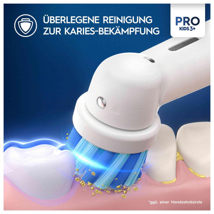 Oral-B Kids Frozen replacement brush heads for electric toothbrush, 8 pieces, extra soft bristles, original toothbrush head, for children 3 years and older, letterbox-compatible packaging