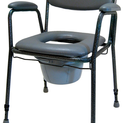 Drive Medical commode chair TS 130, black-silver