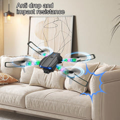OBEST Drone with 1080P Camera with LED Lights for Kids and Adults, Foldable Quadcopter with WiFi Transmission, One Key Takeoff/Landing, 3D Flips, 2 Batteries, Drone Toy Gifts for Boys Girls