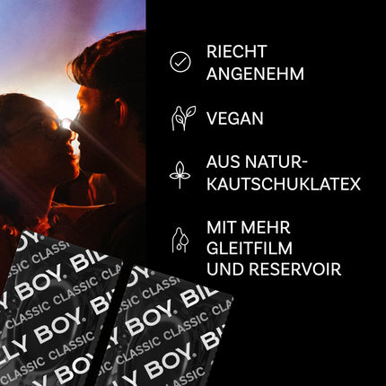 BILLY BOY Condoms Feeling 100s | 56 mm | Realistic condoms with a pleasant fragrance | (1 x 100 pieces)
