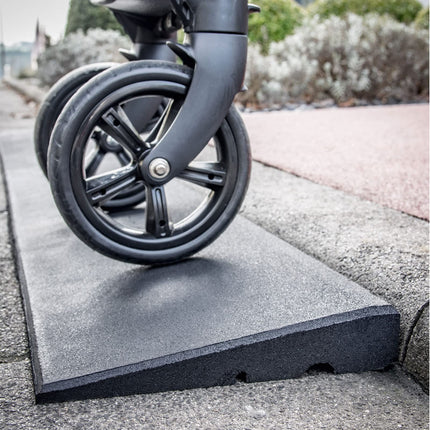 TRUTZHOLM curb ramp 100x25x4.5 cm access ramp wheelchair ramp rubber ramp threshold ramp