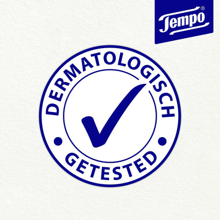 Tempo Moist Toilet Wipes "Gentle &amp; Caring" - Megapack - 16 packs with 42 wipes each - Duo Packs - with natural chamomile - Toilet paper, dermatologically tested &amp; pH skin-neutral