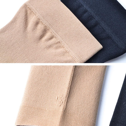 2 Pairs of Ankle Medical Compression Stockings for Men &amp; Women 20-30mmhg, Support Stockings Compression Socks for Swelling, Plantar Fasciitis, Sprain, Neuropathy, Sports (Black+Beige, XXL)