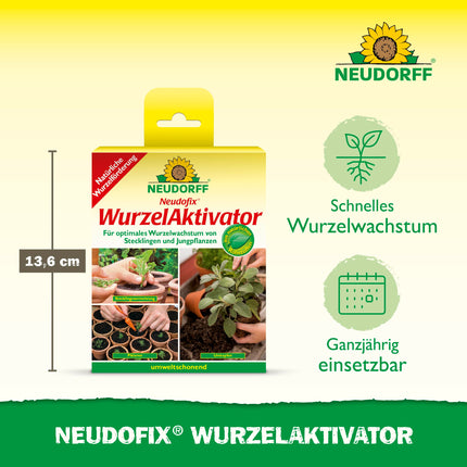 Neudorff Neudofix Root Activator – Natural root activator for optimal and rapid root growth of cuttings and young plants, 40 g, multicolored