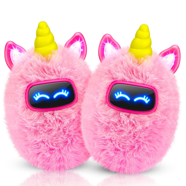 iKidiki Unicorn Walkie Talkie Children, Gifts Girls 3 4 5 6 7 8 9 10 Years Toys Girls 3-10 Years Unicorn Gifts for Girls Outdoor Toys