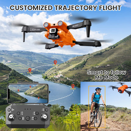 Mingfuxin Foldable Drone with Camera for Beginners, RC Quadcopter Drone with App WIFI FPV Live Video, Altitude Hold, Headless Mode, One-Key Takeoff and Landing for Adults and Kids