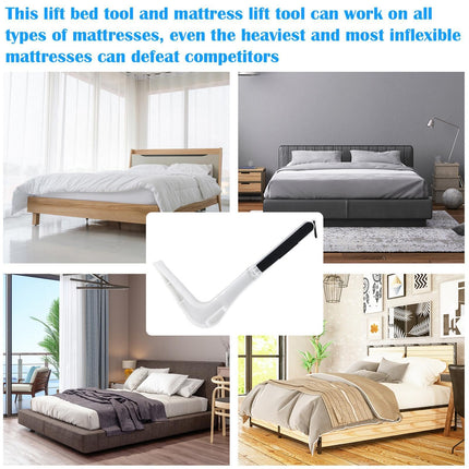 Mattress Lifter – Mattress Lifting Tool | Easy Lifter Mattress Riser, Ergonomic Wedge Riser Under The Mattress, Allows Easy Lifting Of Change Sheets For Elderly And Disabled People