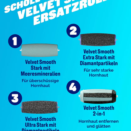 Scholl Velvet Smooth Electric Callus Remover Pro – For callus removal on wet and dry feet – Rechargeable – 1 device + charging station (1 pack)
