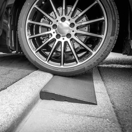 TRUTZHOLM curb ramp 100x25x4.5 cm access ramp wheelchair ramp rubber ramp threshold ramp