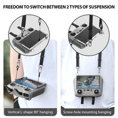 STARTRC Strap for RC 2/RC/RC Pro Controller Neck Strap Carrying Belt for DJI Mini 4 Pro/Mini 3 Pro/Mavic 3/Mini 3/Air 3S Drone Remote Controller Lanyard Accessories