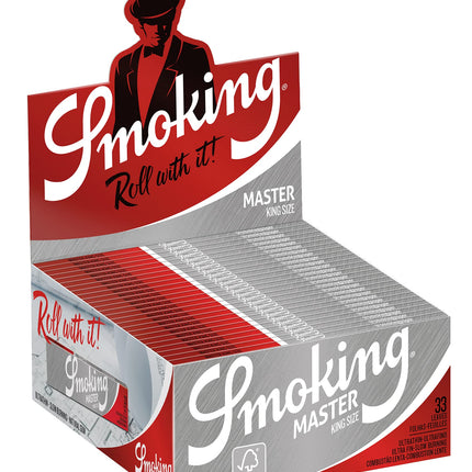 Smoking 1168 Master King Size-50 Books, Silver