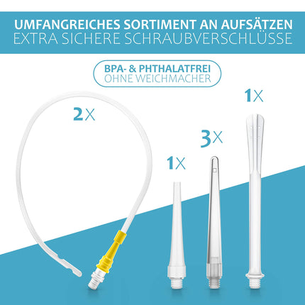 Lyvanas Enema Set for Colon Cleansing (BPA and Phthalate Free) - 2 Liter Enema Set Fully Equipped for All Enemas - Premium Travel Irrigator Set