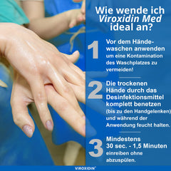 Viroxidin Med Hand Disinfectant 5l - COMPARISON WINNER - Hand disinfectant against bacteria, viruses &amp; fungi for hygienic hand disinfection - Limited Virucidal PLUS according to EN 14776