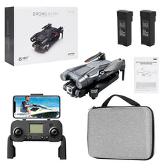 MINGPINHUIUS GPS Drone with 4K HD Camera, RC Quadcopter with Auto Return, 5G WiFi Image Transmission, 50 Min. Long Flight Time, with Brushless Motor, Altitude Hold Headless Mode