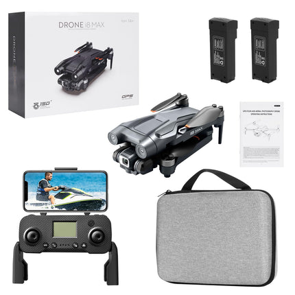 MINGPINHUIUS GPS Drone with 4K HD Camera, RC Quadcopter with Auto Return, 5G WiFi Image Transmission, 50 Min. Long Flight Time, with Brushless Motor, Altitude Hold Headless Mode