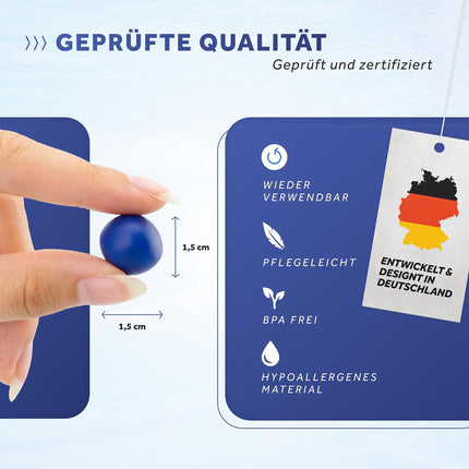 Schallwerk ® Soft+ | 12 silicone earplugs – optimal support as sleeping ear protection, soft earplugs for sleeping Silicone – Earplugs for sleeping