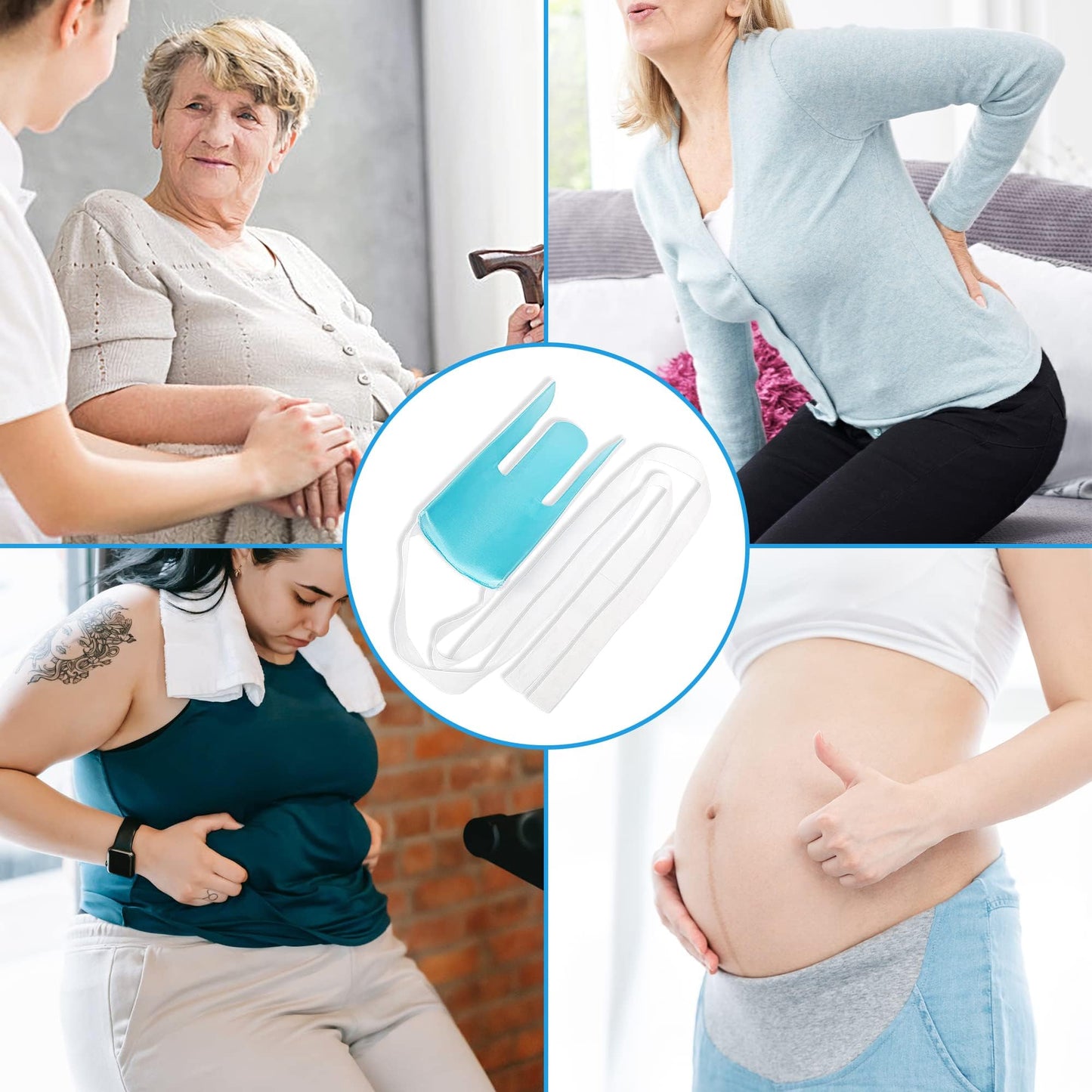 2 pieces of sock and trouser aid, dressing aid for elderly and disabled pregnant women (sock aid*1, trouser aid*1)