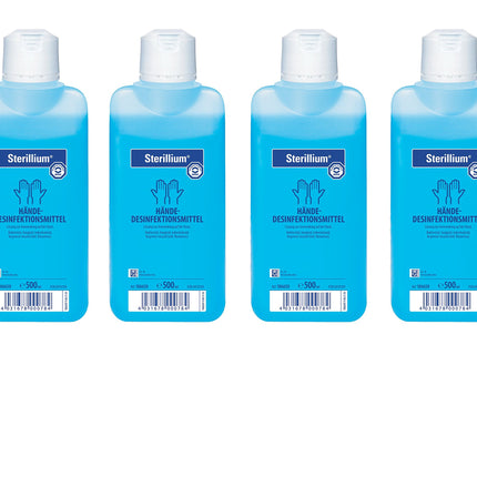 4x 500ml bottle Sterillium Hygiene Hand Disinfectant without accessories