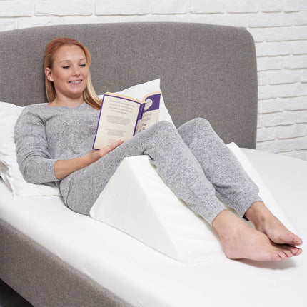Proheeder Orthopedic Bed Wedge Pillow Back Support Pillow for Back Pain, Leg Pain, Sitting, Reading, Heartburn, and Snoring with Removable and Washable Cover | 1 Piece