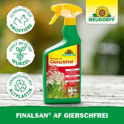 Neudorff Finalsan AF GierschFrei – Fast-acting weed killer against ground elder and horsetail. Effective right down to the roots, 750 ml