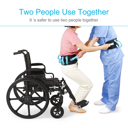REAQER Transfer Belt Gait Belt Transfer Boom Belt Multifunctional Care Belt For Elderly People With Disabilities Walking Safety Assistance Device
