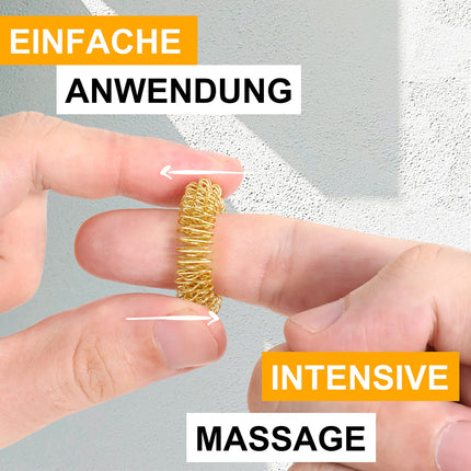 VONERO Premium Acupressure Rings Skills Ring Massage Rings for Fingers Acupressure Rings Finger Massage Ring Stress Ring Improved Concept 2024 Stress Relief Anti Stress Ring Set of 12