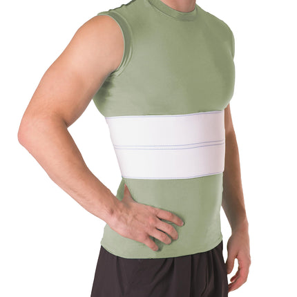 BraceAbility Elastic Broken Rib Chest Support for Cracked, Fractured, or Dislocated Ribs, Protection, Compression, and Support (Male - Fits 24-60" Chest)