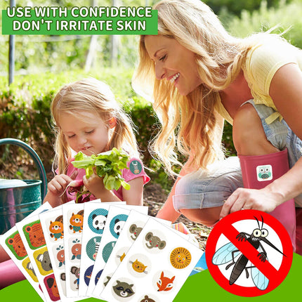 CHALLEY-YOKI Mosquito Plasters Mosquito Repellent Children Anti Mosquito - 72 Pieces Plasters Against Mosquitoes, Mosquito Plasters for Mosquito Bites Camping Accessories Travel Gadgets Holiday Must Haves Summer Outdoor