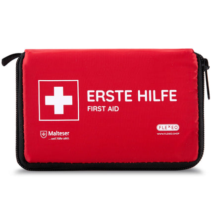 Mini First Aid Kit - Outdoor - FLEXEO - Bicycle - Hiking - Travel - Small - First Aid Kit - On the go - Children - Small
