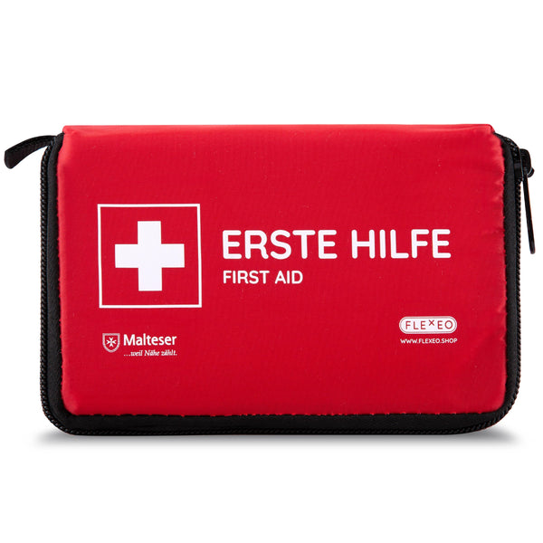 Mini First Aid Kit - Outdoor - FLEXEO - Bicycle - Hiking - Travel - Small - First Aid Kit - On the go - Children - Small