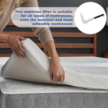 Mattress lifting handle, mattress lifting set, bed lifting device, mattress lifter, mattress lifting wedge tool, bed lifting aid, tool