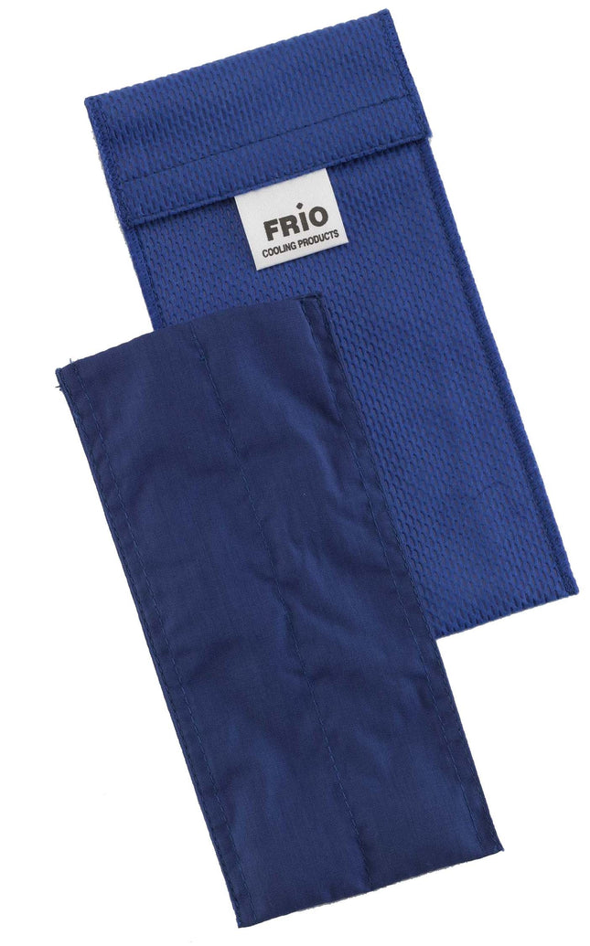 FRIO DOUBLE Diabetic Insulin Cooler Bag 18 x 8 cm Blue | For up to 2 insulin pens | Cools with cold water | No ice packs required | Reusable