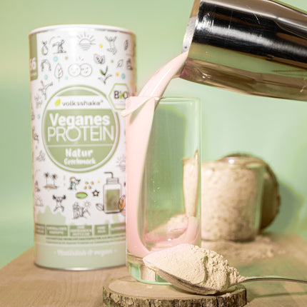 Organic vegan protein | DE-ÖKO-006 | 10 plant-based protein sources | No sweeteners | No soy or gluten | Premium quality from Lake Constance | Made in Germany (1000g, natural)