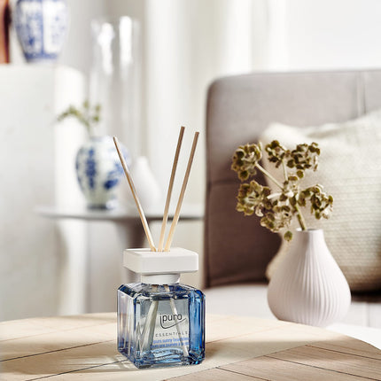 ipuro - Essentials Room Fragrance Sunny BEACHTIME 50ml | Room freshener with grapefruit, lemon &amp; white musk fragrance aroma | Diffuser with sticks | Air freshener for the home