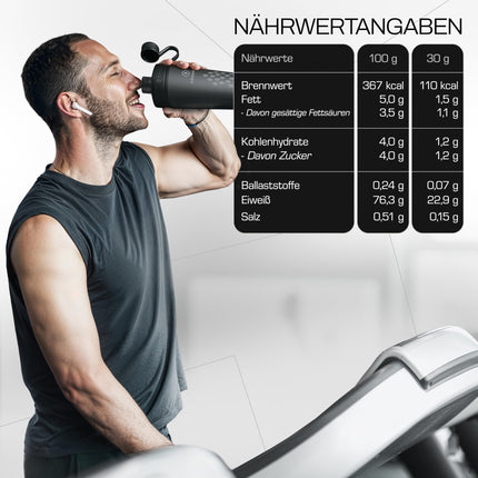 ORGAINIC Organic Vanilla Whey Protein - Certified Organic without Additives - Protein Powder from Germany - Grass-fed - 1000g