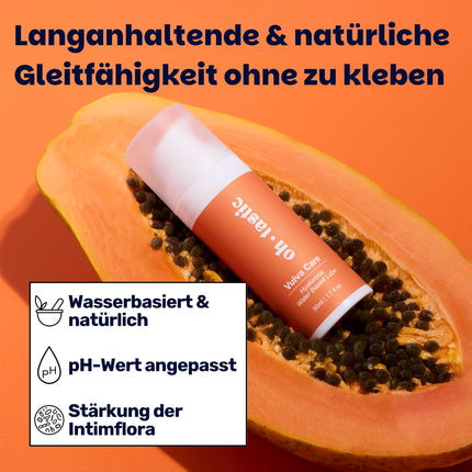 Natural Sensitive Lubricant with Hyaluronic Acid for Women - Water-Based Intimate Gel for Dryness, pH-Friendly Lubricant, Water-Based Lube with Lactic Acid - ohtastic - (50ml)