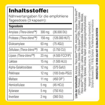 Enzymedica - Digest, fast-acting enzyme formula, reduces gas and bloating, improves nutrient absorption and energy, gluten-free, dairy-free, vegetarian, 180 capsules